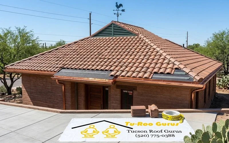 New roofing materials being installed with proper underlayment and flashing details