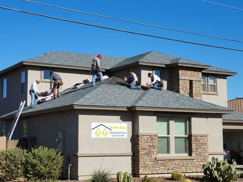 Shingle Roofing project 1 in Tucson