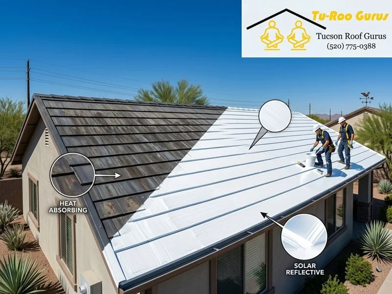 Roof Coatings project 2 in Tucson