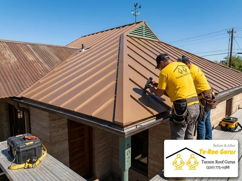 Metal Roofing project 1 in Tucson