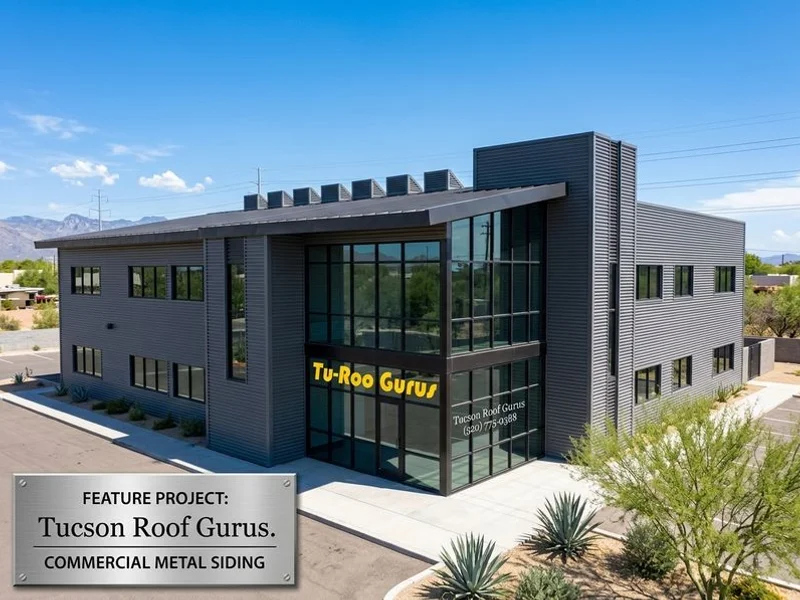 Metal Siding project 3 in Tucson