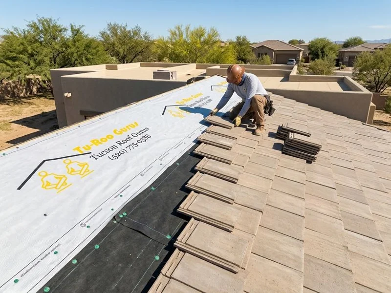 Tile Roofing project 2 in Tucson