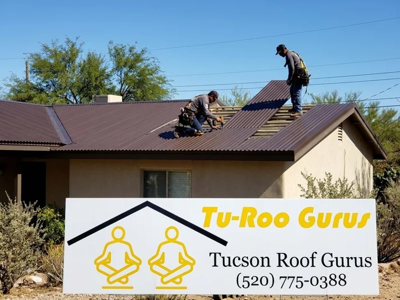 Metal Roofing project 2 in Tucson