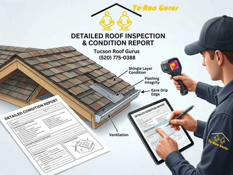 Roof Maintenance project 1 in Tucson