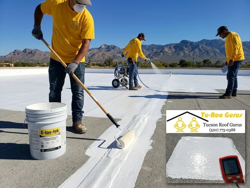 Roof Coatings project 1 in Tucson