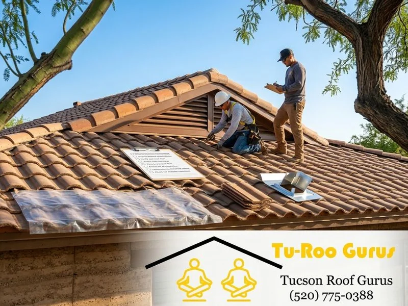 Roof Maintenance project 2 in Tucson