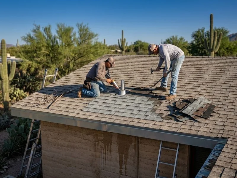 Roof Repair project 2 in Tucson